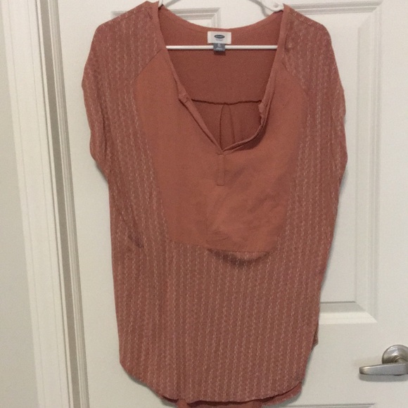 Old Navy Tops - Dusty pink short-sleeves shirt